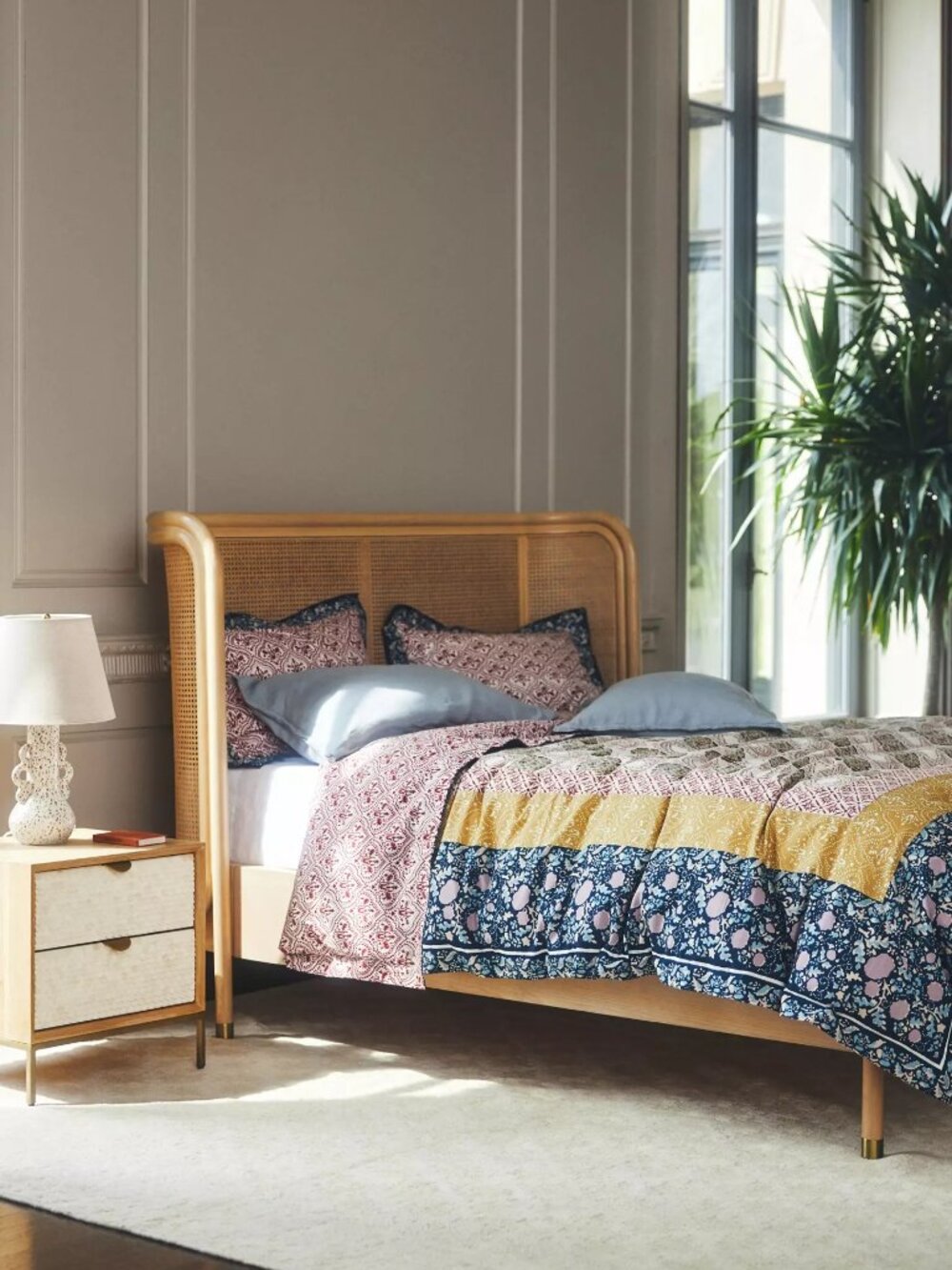 Anthropologie Meguro Cotton Slub TWIN Duvet Cover